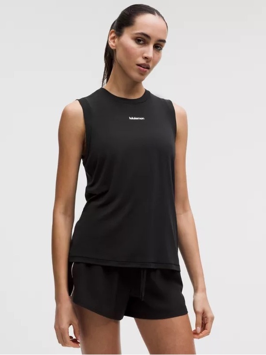 lululemon athletica Tops - Lululemon Black Jersey Training Tank Top